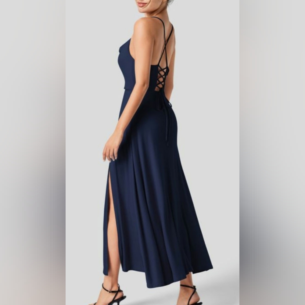 Halara Cowl Neck Dress
